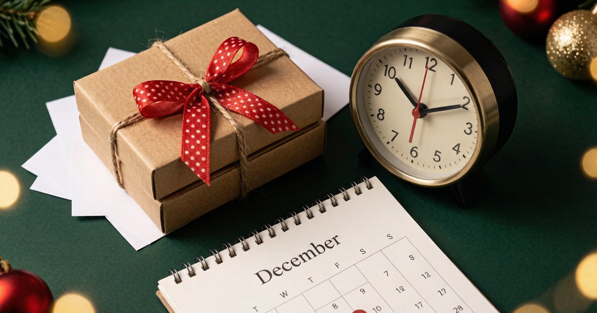 When to Order Corporate Christmas Gifts: Complete 2026 Timeline