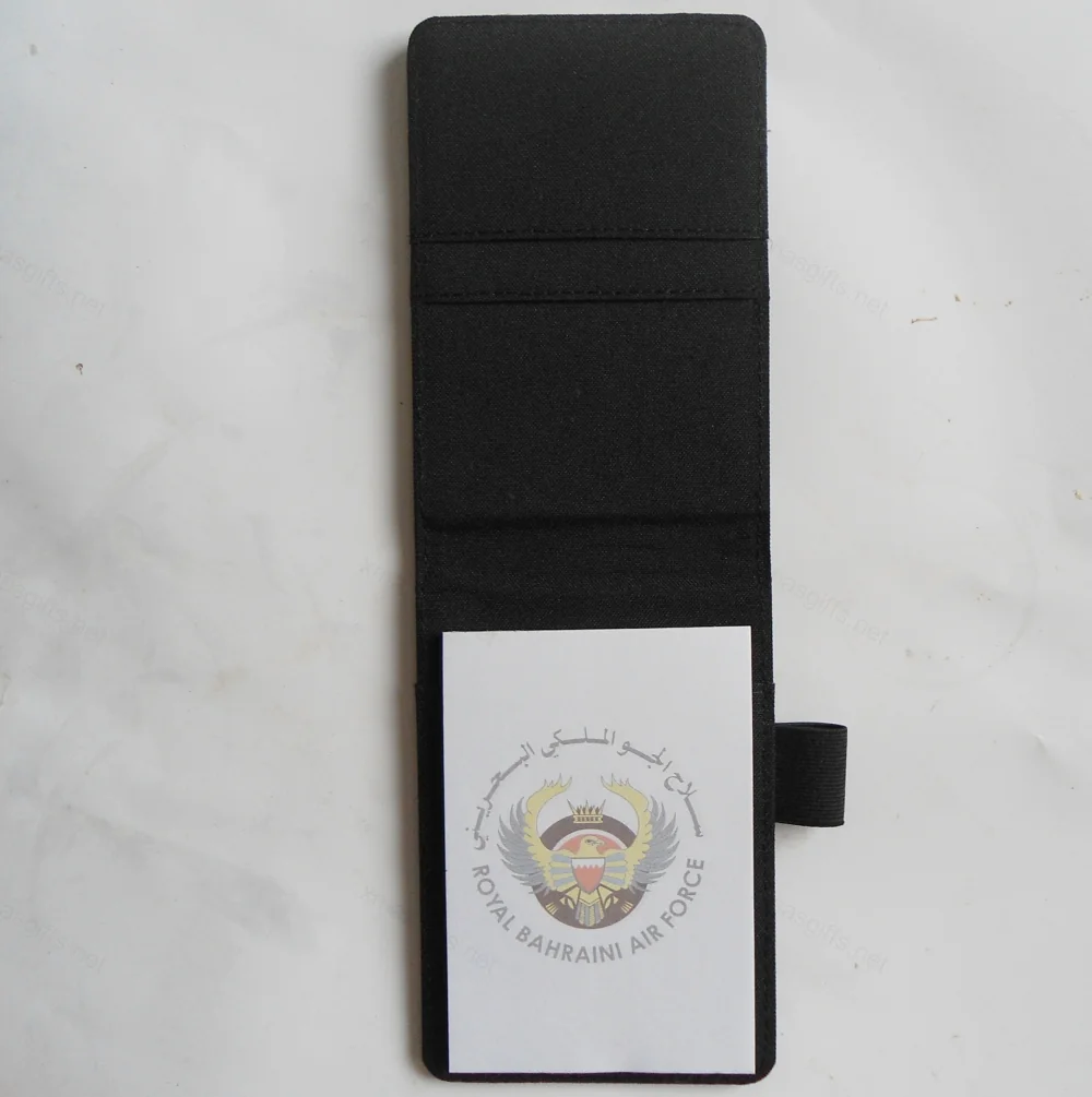 Open Royal Bahraini Air Force ID holder showing the official emblem