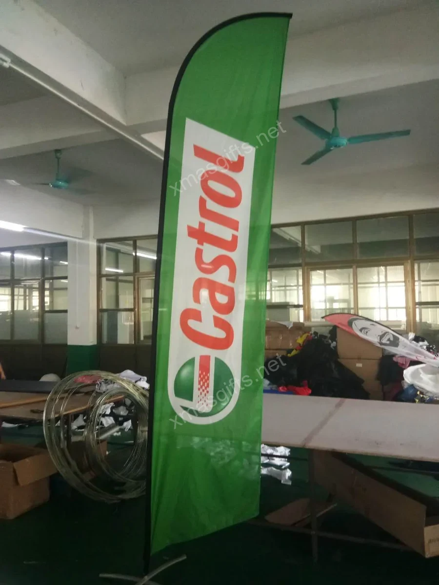 Castrol outdoor beach flag