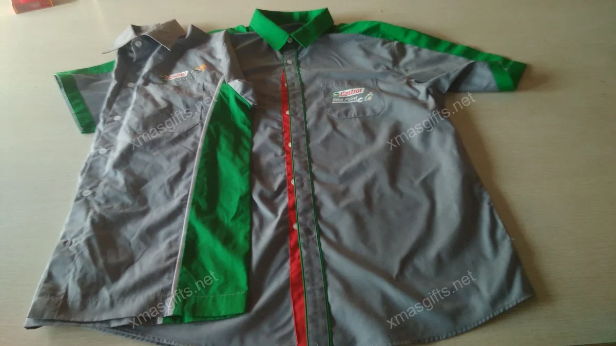 Castrol Bike Point mechanic work shirt