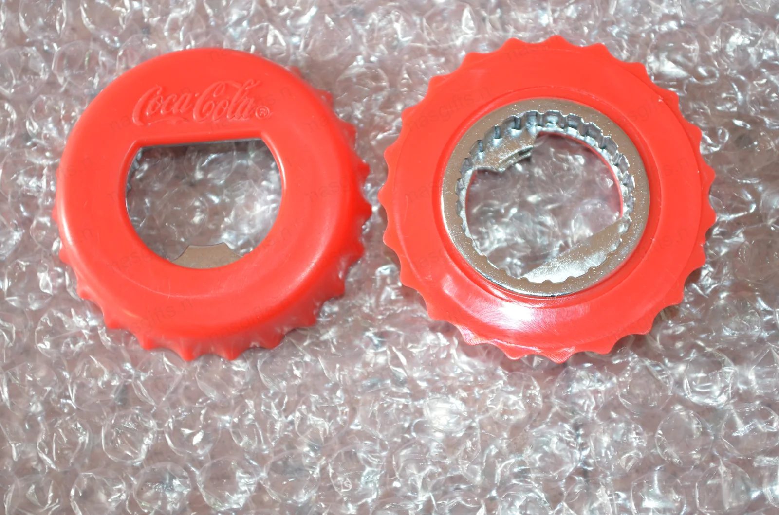 Paar Silikon-Flaschenöffner Coca-Cola