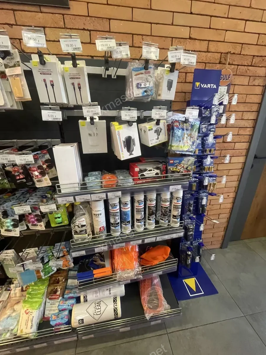 Gulf products on retail store shelf