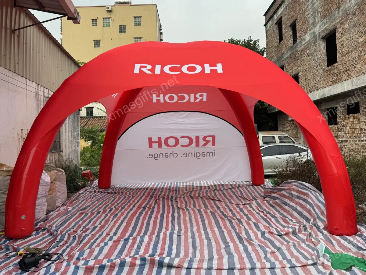 Inflatable event tent