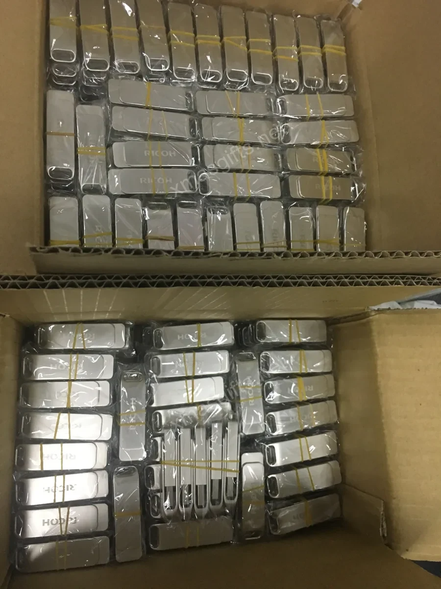 Metal USB flash drive boxes