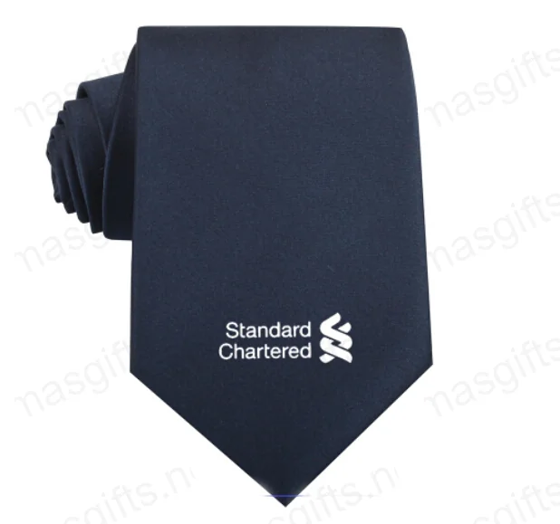 Corbata Standard Chartered 100 % seda