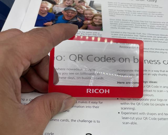 RICOH individuelles Werbegeschenk-Muster
