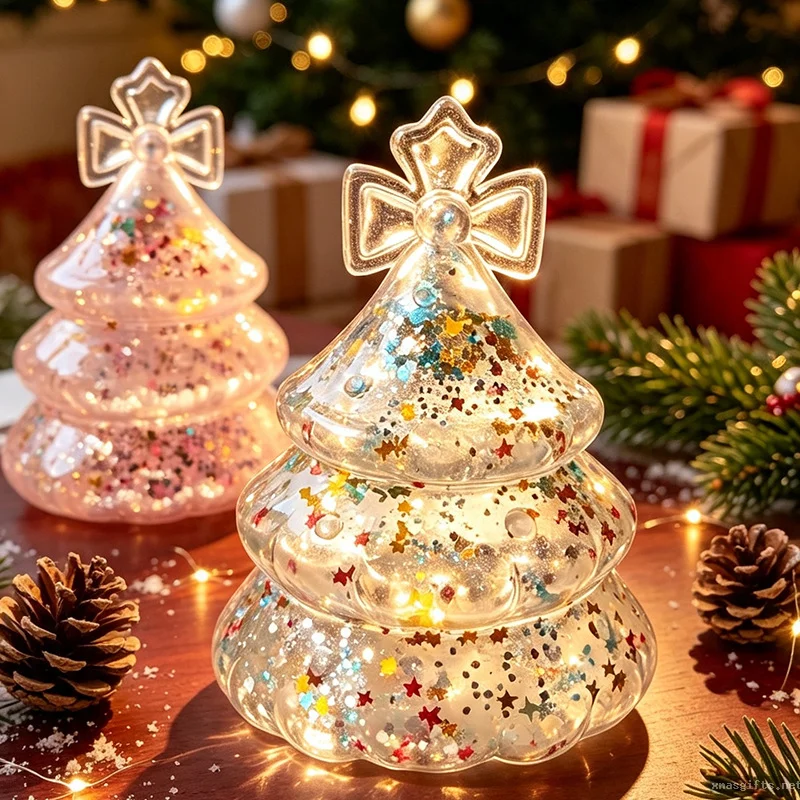 Christmas Maltose Squishy Toy, Santa & Xmas Tree Slow Rising Stress Relief Toy