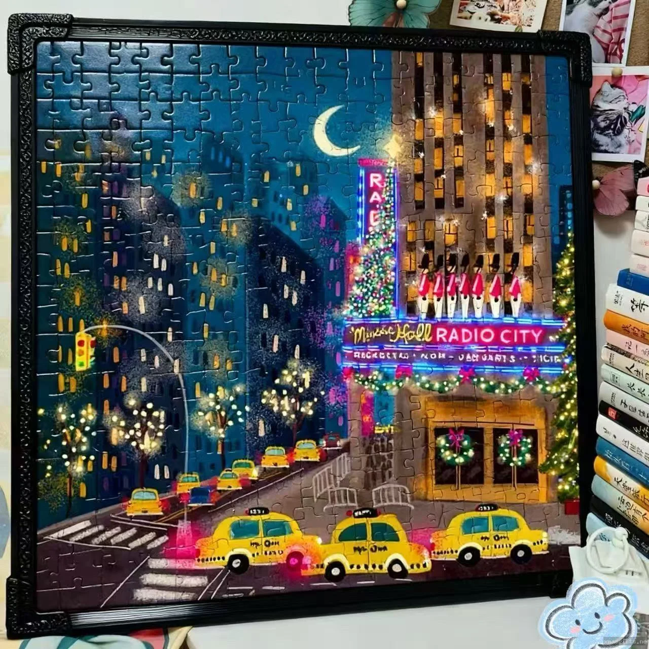 Winter Christmas Jigsaw Puzzle Children Preschool Learning Toy