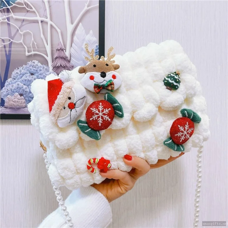 Toddler Christmas Plush Bag DIY Weaving Craft Activity Pack