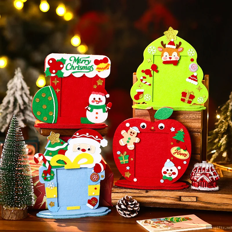 Christmas Themed Felt DIY Photo Frame Handmaking Set