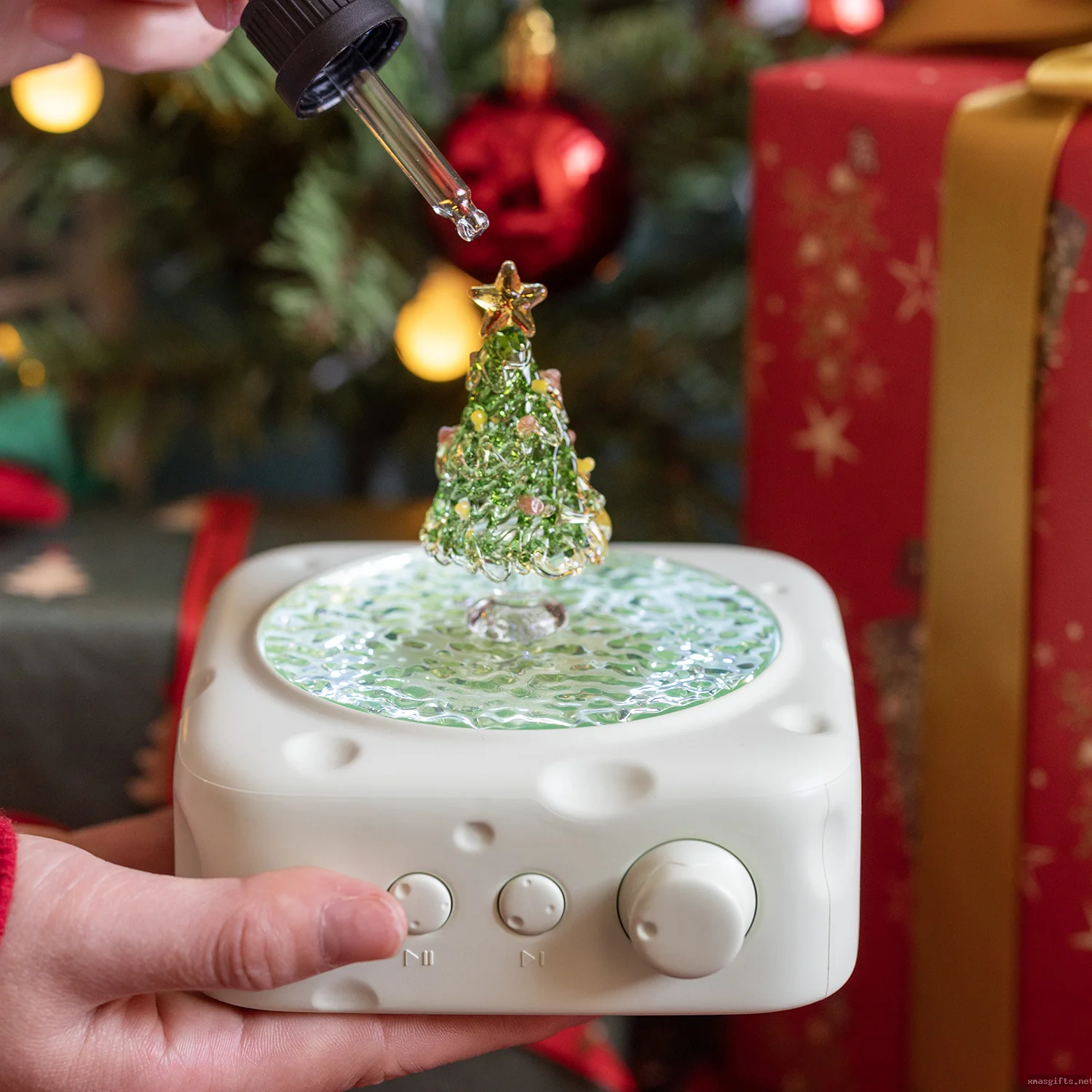 Haut-parleur Mini Bass Cadeau de Noël, Enceinte Bluetooth Portable Sans Fil, Cadeau pour les Fêtes de Noël