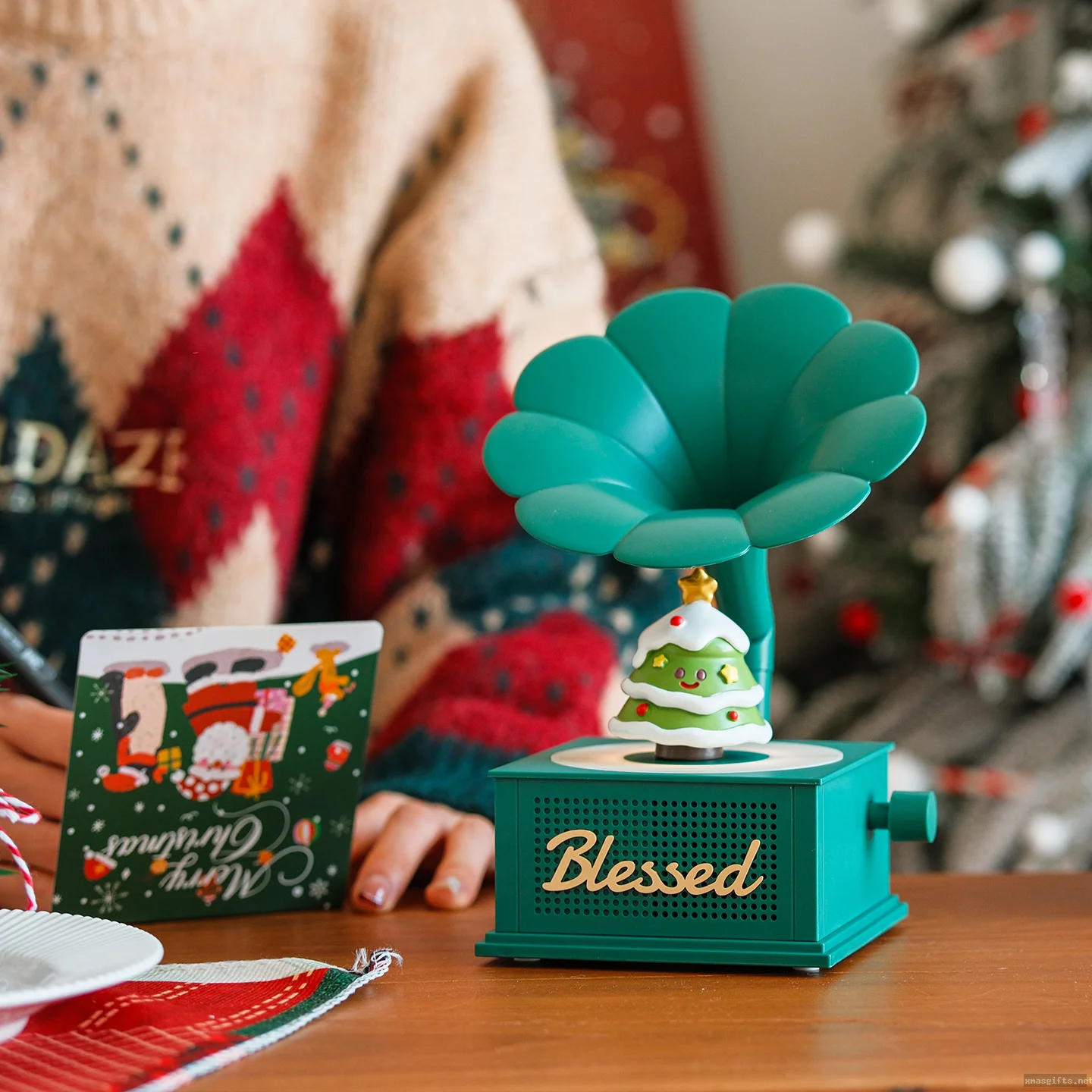 Wireless Mini Bass Speaker Christmas Present Desktop Small Bluetooth Speaker