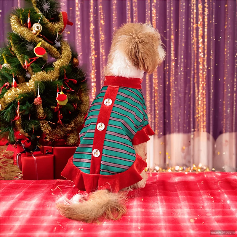 Cartoon Xmas Character Pet Cos Costume Winter Pet Holiday Wear