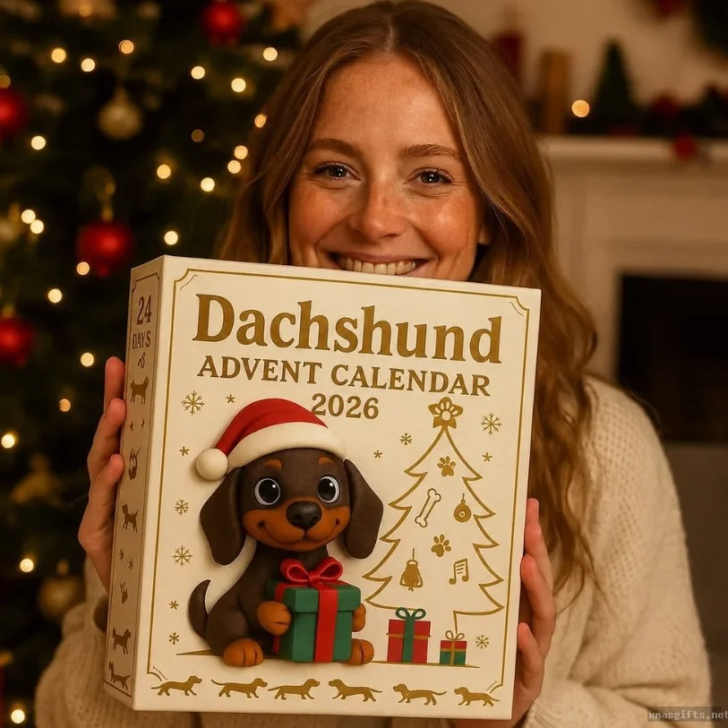 Dachshund Advent Calendar 2026 Christmas 24-Day Countdown Surprise Gift Box