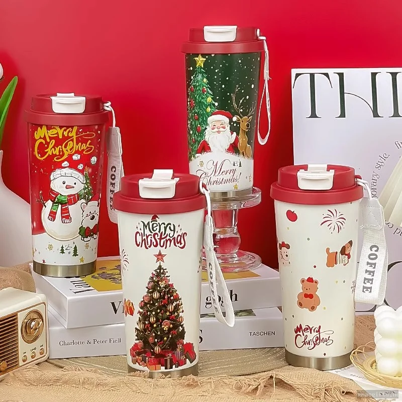 Luxury Lily Of The Valley Christmas Limited 316 Stainless Steel Coffee Tumbler | Portable Insulated Cup Wholesale