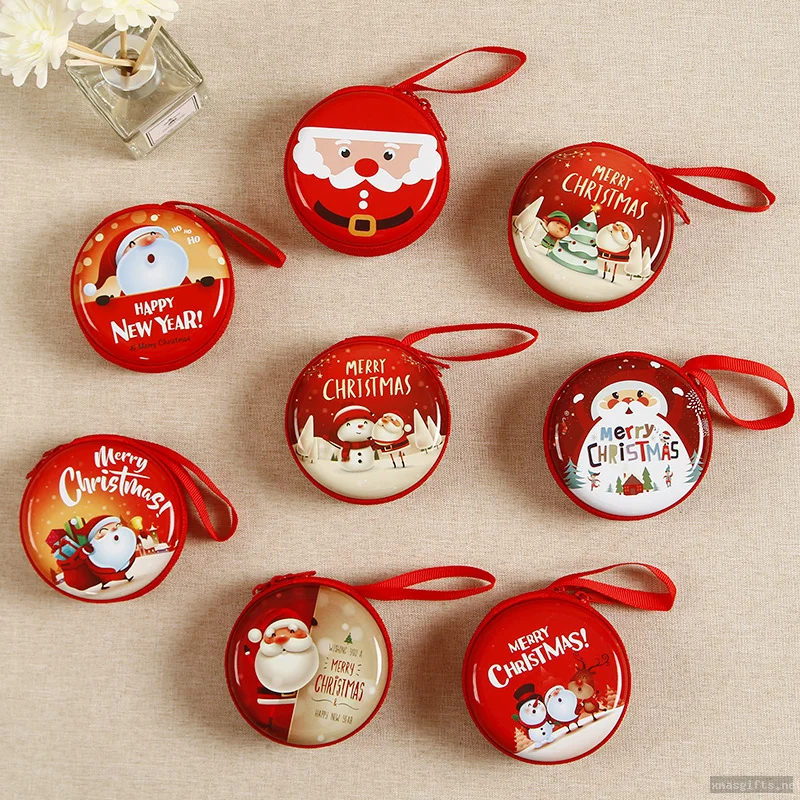 Wholesale Adorable Cartoon Christmas Gifts Mini Coin Purses for Kids